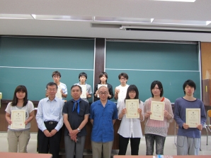 富山大学　特別講演と奨学金授与式