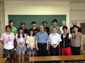 帝京大学で講義と奨学金授与式02